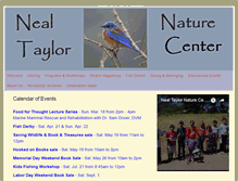 Tablet Screenshot of clnaturecenter.org